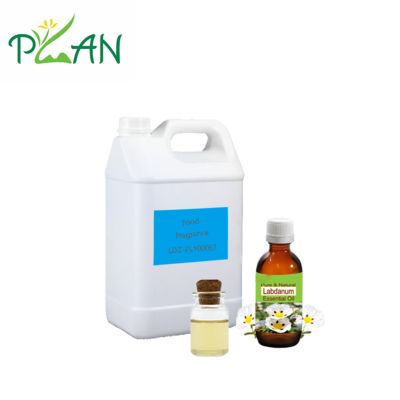 Natuurlijke eetbare essentiële olie van Labdanum met een diep complex aroma en harsige balsamische smaak voor voedsel en dranken met gratis monster