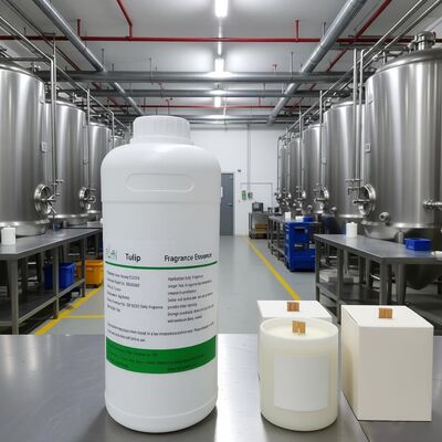 Tulpengeurkaars Geurolie met grootse bloemenarchitectuur Meerlaags bloemenboeket voor warm proces Geurkaarsen Producties